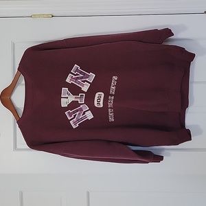 NY News Maroon Sweatshirt